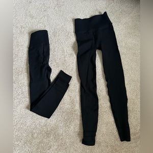 Fabletics nylon leggings (2 pair)